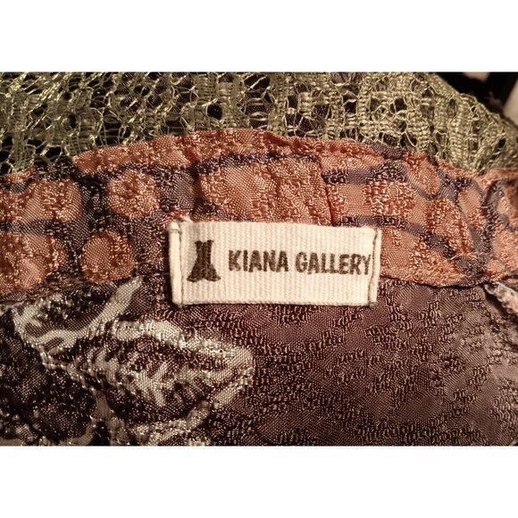 Kiana Gallery Large Waterfall Cardigan, Multi Textile Lagenlook Art to Wear Boho - Picture 6 of 6